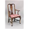 Image 1 : A QUEEN ANNE-STYLE MAPLE ARMCHAIR