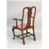 Image 7 : A QUEEN ANNE-STYLE MAPLE ARMCHAIR