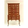 Image 4 : A CONNECTICUT QUEEN ANNE CARVED CHERRYWOOD HIGH CHEST OF DRAWERS