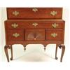 Image 6 : A CONNECTICUT QUEEN ANNE CARVED CHERRYWOOD HIGH CHEST OF DRAWERS