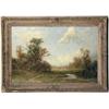 Image 1 : A FRAMED EDWARD LOYAL FIELD OIL ON CANVAS LANDSCAPE
