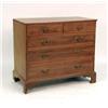 Image 1 : A FEDERAL INLAID MAHOGANY CHEST OF DRAWERS