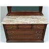 Image 5 : AN EASTLAKE VICTORIAN MARBLE-TOP CHEST