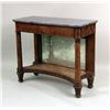 Image 1 : AN AMERICAN CLASSICAL MARBLE-TOP PIER TABLE