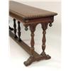 Image 2 : A BAROQUE-STYLE MAHOGANY REFECTORY TABLE