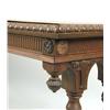 Image 3 : A BAROQUE-STYLE MAHOGANY REFECTORY TABLE