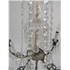 Image 6 : TWO BRASS AND CRYSTAL CHANDELIER