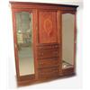 Image 1 : A NEOCLASSICAL-STYLE INLAID MAHOGANY ARMOIRE