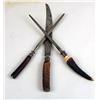 Image 5 : A HORN-HANDLED CARVING SET IN A PRESENTATION BOX