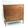 Image 4 : A FEDERAL CHERRYWOOD FOUR DRAWER CHEST
