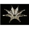 Image 3 : A BACCARAT COLORLESS "STARBURST-FORM" CENTER BOWL