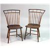 Image 1 : A PAIR OF SQUARE-BACK WINDSOR SIDE CHAIRS