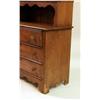 Image 2 : A TWO-PIECE CHERRYWOOD CUPBOARD