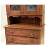 Image 6 : A TWO-PIECE CHERRYWOOD CUPBOARD