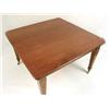 Image 3 : A SQUARE MAHOGANY LIBRARY TABLE