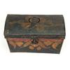Image 3 : A TOLEWARE PAINTED DOCUMENT BOX