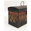 Image 4 : A TOLEWARE PAINTED DOCUMENT BOX