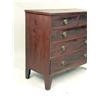 Image 2 : A GEORGE III MAHOGANY CHEST-OF-DRAWERS