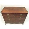 Image 5 : A GEORGE III MAHOGANY CHEST-OF-DRAWERS