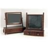 Image 1 : TWO FEDERAL MAHOGANY SHAVING MIRRORS