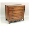 Image 1 : A FEDERAL BOW-FRONT CHEST OF DRAWERS
