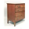 Image 2 : A FEDERAL MAHOGANY FOUR-DRAWER CHEST