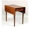 Image 1 : A FEDERAL MAHOGANY DROP-LEAF SIDE TABLE