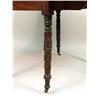 Image 5 : A CLASSICAL MAHOGANY DROP-LEAF TABLE WITH CARVED LEGS