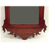Image 4 : A CHIPPENDALE INLAID MAHOGANY MIRROR