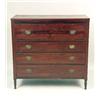 Image 6 : A FEDERAL MAHOGANY FOUR-DRAWER CHEST
