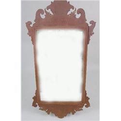 A PAIR OF CHIPPENDALE-STYLE CHERRY MIRRORS
