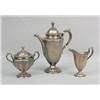 Image 1 : A GORHAM THREE PIECE STERLING SILVER COFFEE SERVICE