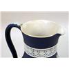 Image 2 : A WEDGWOOD BLUE JASPERWARE PITCHER