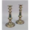 Image 4 : A GROUP OF TWELVE EARLY BRASS CANDLESTICKS