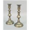 Image 5 : A GROUP OF TWELVE EARLY BRASS CANDLESTICKS