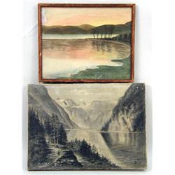 TWO EARLY 20TH CENTURY WORKS OF ART