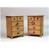 Image 1 : A PAIR OF PINE FIVE-DRAWER CHESTS