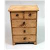 Image 4 : A PAIR OF PINE FIVE-DRAWER CHESTS