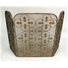 Image 2 : A CONTEMPORARY BRASS FIREPLACE SCREEN