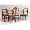 Image 1 : FOUR EARLY SIDE CHAIRS