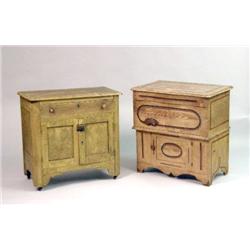 A COTTAGE-PAINTED DRY SINK