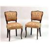 Image 1 : TWO UPHOLSTERED FRENCH SIDE CHAIRS