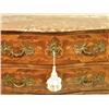 Image 6 : A LOUIS XV-STYLE INLAID MARBLE-TOP COMMODE