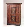 Image 1 : A DUTCH-STYLE PINE PAINTED ARMOIRE
