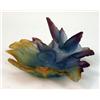 Image 1 : A MULTICOLORED DAUM LEAF-FORM DISH