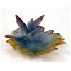 Image 2 : A MULTICOLORED DAUM LEAF-FORM DISH