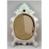 Image 5 : A ROCOCO-STYLE POLYCHROME-DECORATED PORCELAIN OVERMANTLE MIRROR