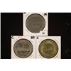 3-ASSORTED $1 GAMING TOKENS 1979 WESTWARD HO
