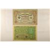 1905-RUSSIA 3 RUBLES & 1919-GERMAN 50 MARKS
