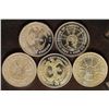 Image 2 : 5-DOUBLE EAGLE STATUE OF LIBERTY TOKENS 1 1/2''